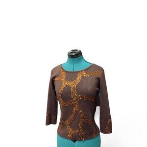 Joseph A silk and sequence top